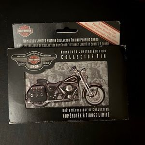 Harley Davidson collectors tin playing cards